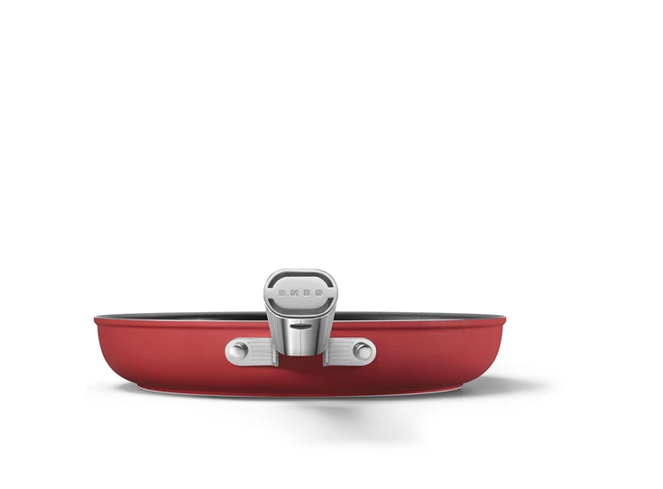 Smeg-braadpan-D28cm-rood