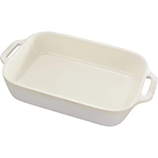 Staub-Ceramic-gratineerschaal-27x20cm-ivory-wit