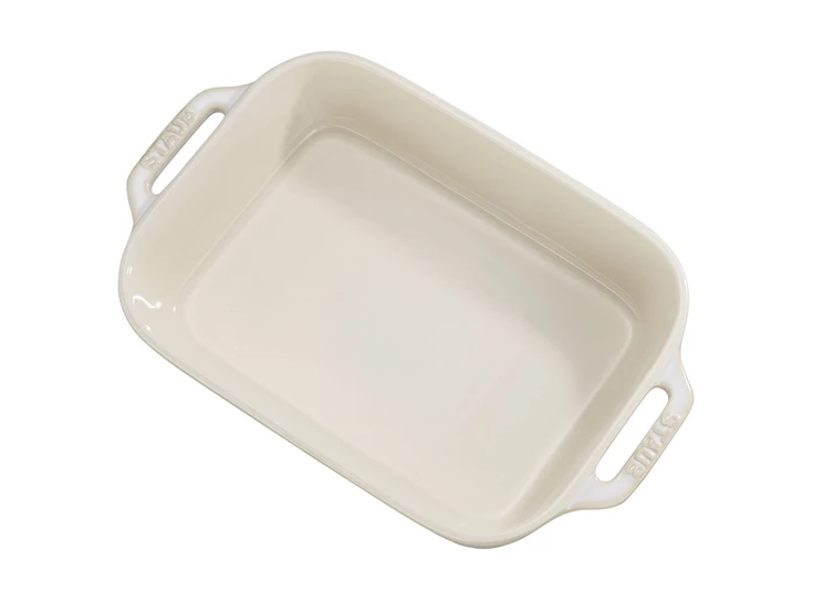 Staub-Ceramic-gratineerschaal-27x20cm-ivory-wit