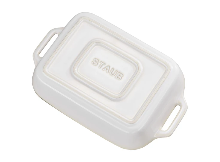 Staub-Ceramic-gratineerschaal-27x20cm-ivory-wit