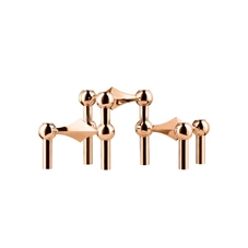 Stoff-Nagel-kandelaar-H65cm-D102cm-rose-gold-set-van-3