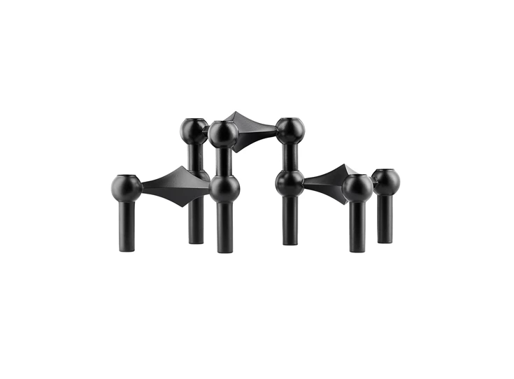 Stoff-Nagel-set-van-3-kandelaar-H65cm-D102cm-zwart