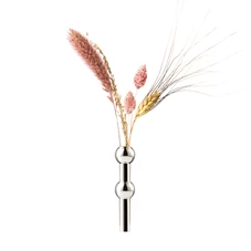 Stoff-Nagel-vaas-H10cm-D24cm-chroom
