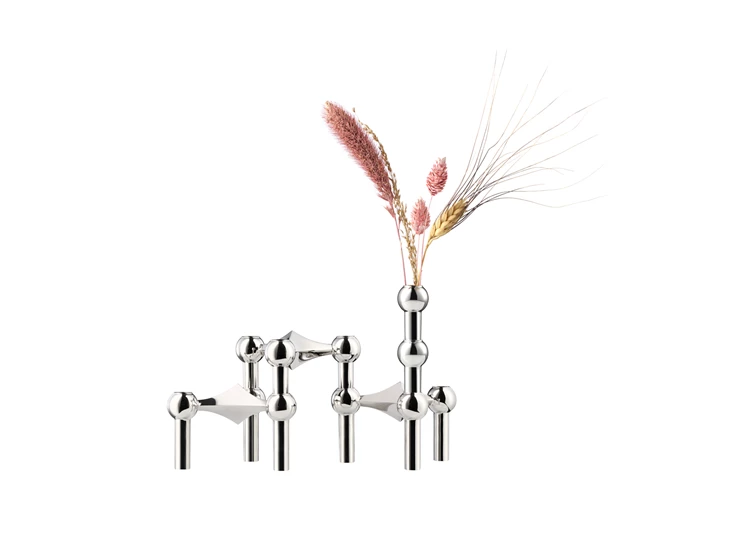 Stoff-Nagel-vaas-H10cm-D24cm-chroom