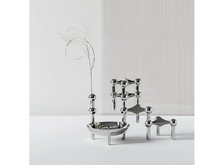 Stoff-Nagel-vaas-H10cm-D24cm-chroom