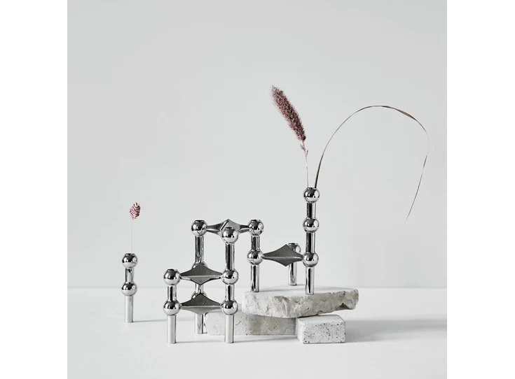 Stoff-Nagel-vaas-H10cm-D24cm-chroom