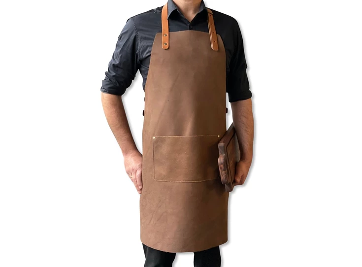 Stuff-keukenschort-leder-bruin