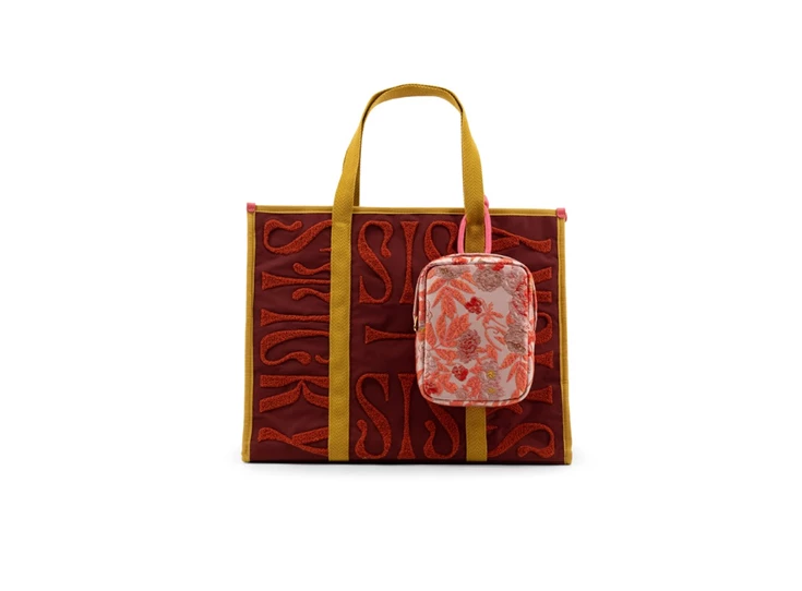 The-Sticky-Sis-Club-La-Promenade-shopper-floral-knot-bag-terry-vin-rouge