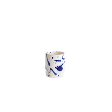Val-Pottery-Foolish-beker-D7cm-H8cm-Mokka-blauw-spot