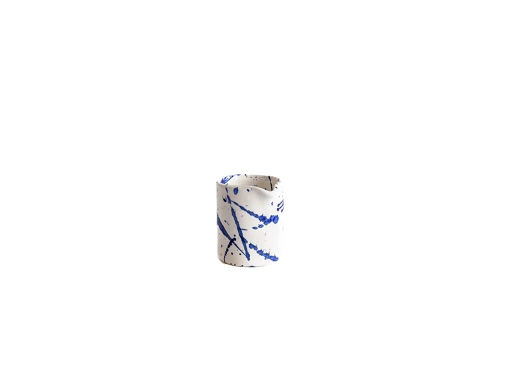 Val-Pottery-Foolish-melkkan-D7cm-H8cm-Mighty-blauw-spot