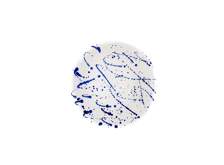 Val-Pottery-Foolish-schaal-D355cm-H5cm-Fruit-Feast-blauw-spot