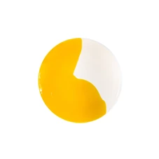 Val-Pottery-Foolish-schaal-D355cm-H5cm-Fruit-Feast-geel-wit