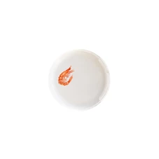 Val-Pottery-Foolish-visbord-D22cm-H2cm-Fish-Fete-garnaal-oranje