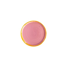 Val-Pottery-Marvelous-bord-D22cm-H25cm-Jose-roze-geel