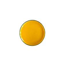 Val-Pottery-Marvelous-bord-D22cm-H25cm-Jose-yellow-dark-green-line