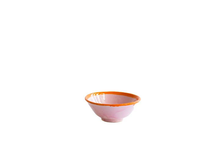 Val-Pottery-Marvelous-bowl-D15cm-H6cm-Inez-roze-oranje
