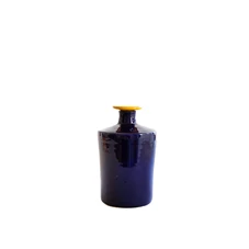 Val-Pottery-Marvelous-karaf-met-stop-D115cm-H18cm-Carlota-blauw-geel