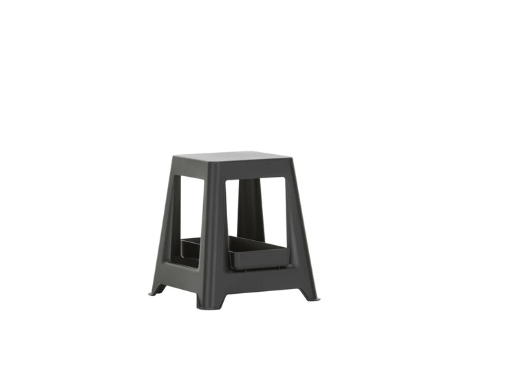 Vitra-Chap-stoel-krukje-basic-dark