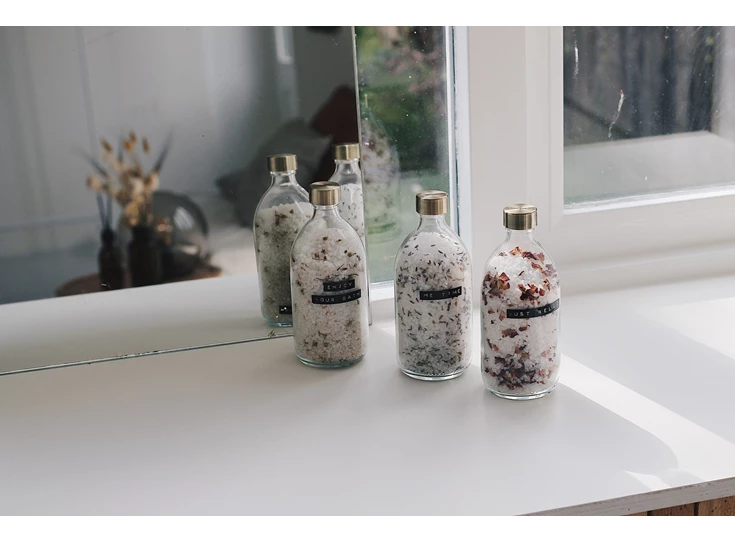 Wellmark-badzout-500ml-helder-glas-brass-me-time