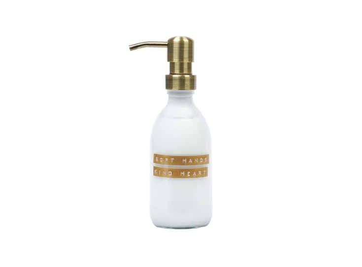 Wellmark-handlotion-250ml-helder-glas-brass-bronze-soft-hands-kind-heart