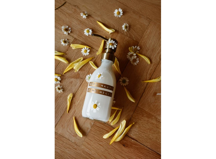 Wellmark-handlotion-250ml-helder-glas-brass-bronze-soft-hands-kind-heart