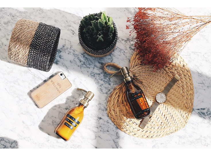 Wellmark-handzeep-250ml-amber-glas-brass-may-all-your-troubles-be-bubbles