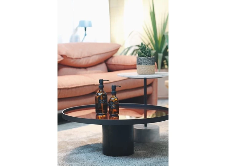 Wellmark-handzeep-500ml-amber-glas-zwart-soap