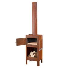 Weltevree-Outdooroven-43x33x190cm-corten-steel