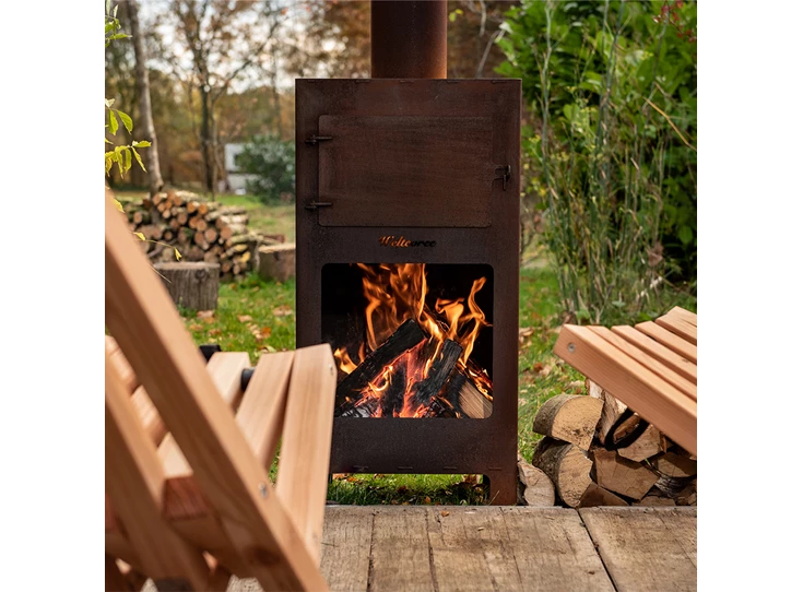 Weltevree-Outdooroven-43x33x190cm-corten-steel