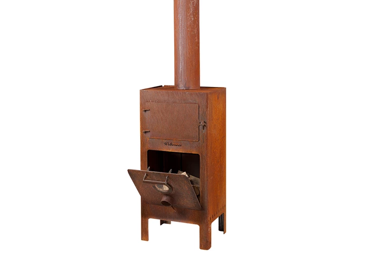 Weltevree-Outdooroven-deur-37x34x13cm-corten-steel-glas