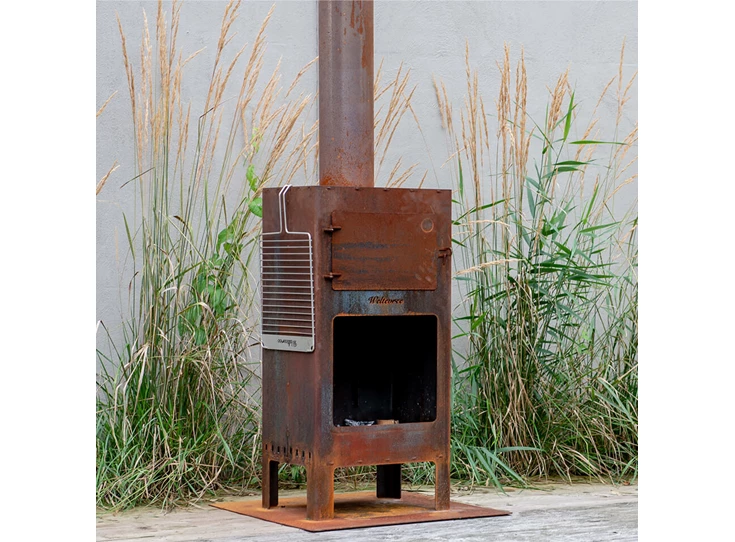 Weltevree-Outdooroven-vloerplaat-cortenstaal