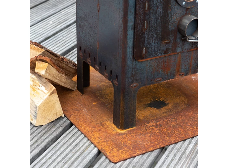 Weltevree-Outdooroven-vloerplaat-cortenstaal