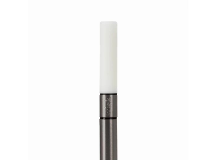 Wick-tafellicht-Led-herlaadbaar-H25cm-D11cm-grafiet