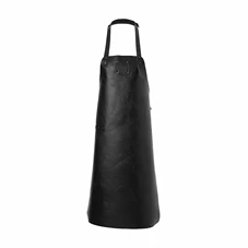 Witloft-Classic-lederen-schort-pure-blackcognac-L