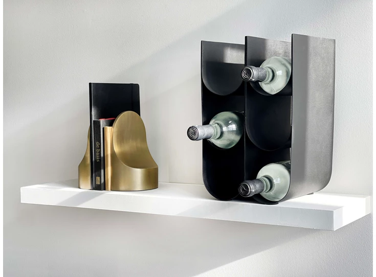 XLBoom-Arca-wijnrek-voor-6-fles-zwart