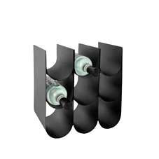 XLBoom-Arca-wijnrek-voor-9-fles-zwart