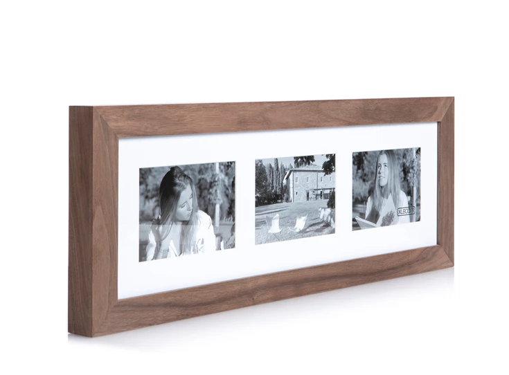 XLBoom-Badia-fotokader-3-fotos-van-18x13cm-725x27x45cm-walnut