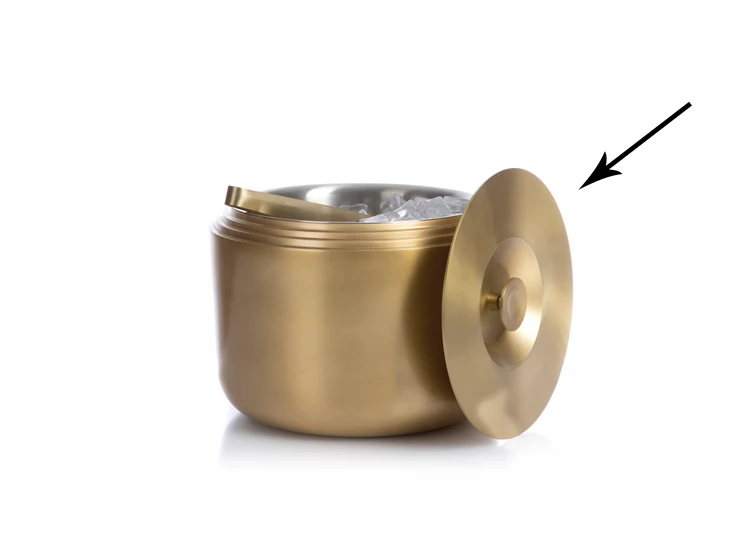 XLBoom-Laps-deksel-voor-champagnemmer-D26cm-brass