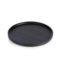 XLBoom-Nero-plateau-rond-D25cm-H2cm-zwart