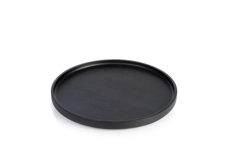 XLBoom-Nero-plateau-rond-D25cm-H2cm-zwart
