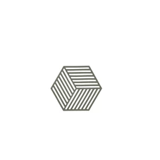 Zone-Hexagon-potonderzetter-16x14cm-olive-taupe