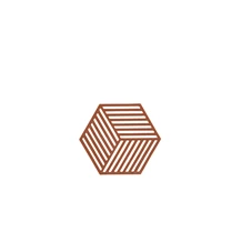 Zone-Hexagon-potonderzetter-16x14cm-terracotta