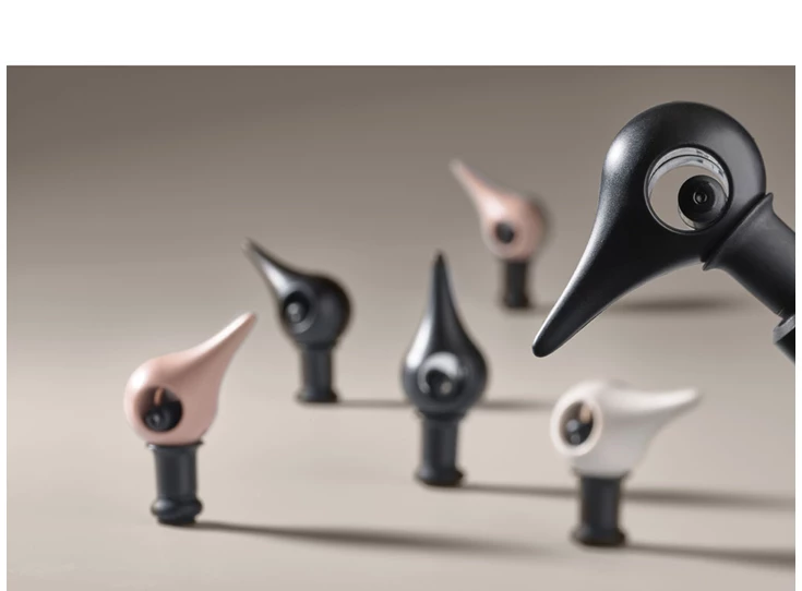 Zone-Rocks-Bird-wijnstopper-64x32x62cm-zwart