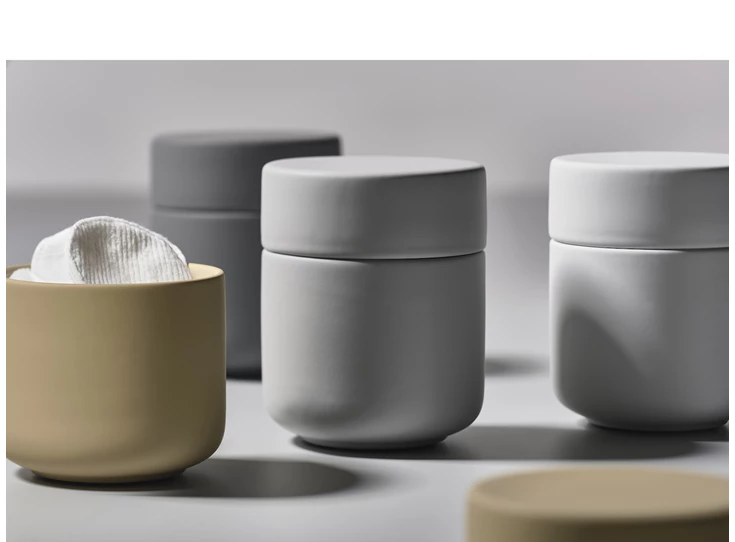 Zone-Ume-potje-met-deksel-grijs