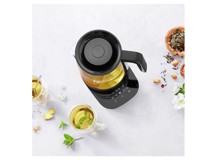 Zwilling-Enfinigy-zwart-thee-waterkoker-17L-glas