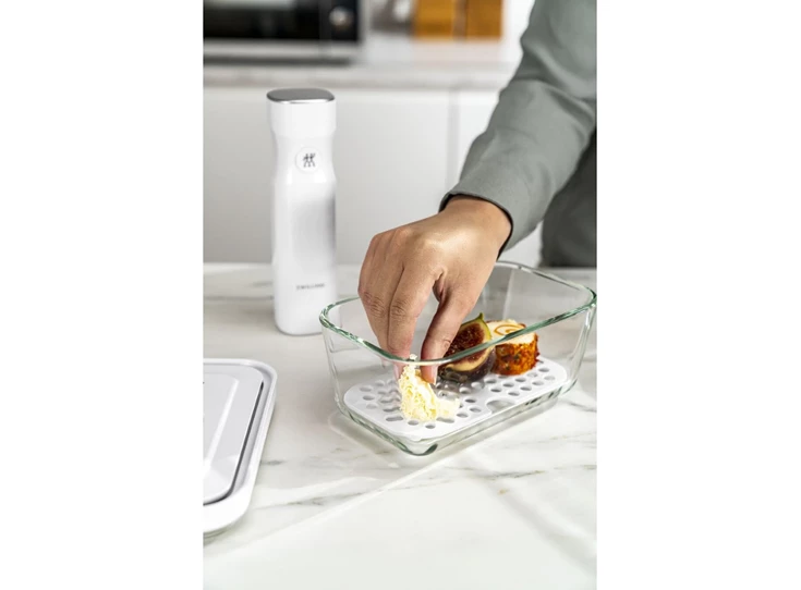 Zwilling-Fresh-Save-drip-tray-set-van-2-1x-M-1x-L-voor-glazen-dozen