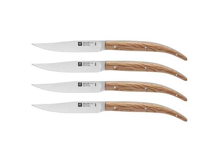 Zwilling-steakmessen-set-van-4-steeneik